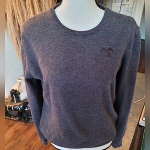 Versace Charcoal Crew Neck Sweater